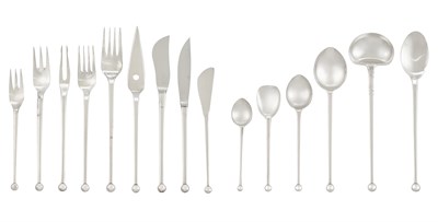 Lot 265 - Josef Hoffmann Sterling Silver Flatware...