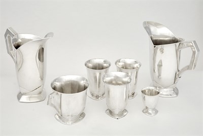 Lot 251 - Group of Louis Süe et André Mare Silver Plated...