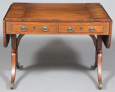 Lot 475 - Regency Inlaid Rosewood Games Table Early 19th...