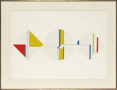 Lot 19 - Ilya Bolotowsky Untitled Signed Ilya...