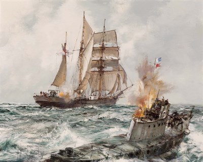 Lot 6 - Montague Dawson British, 1890-1973 The Q. 9....