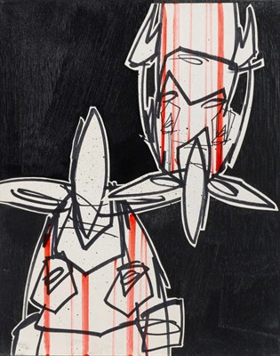 Lot 1 - Futura 2000 American, b. 1955 Acrylic on...