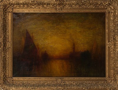 Lot 13 - George Henry Bogert American, 1864-1944 Sunset...