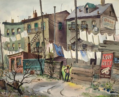 Lot 1070 - Henry Martin Gasser American, 1909-1981 Love...