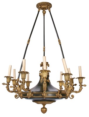 Lot 238 - Empire Style Gilt-Bronze and Patinated-Metal...