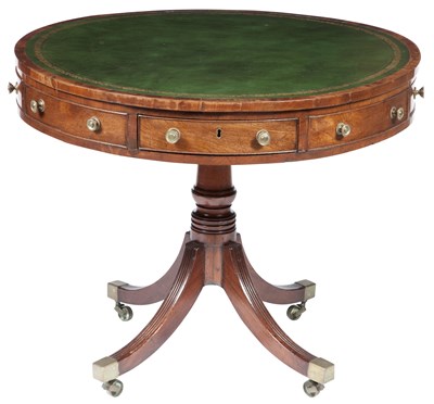 Lot 455 - George III Style Mahogany Drum Table Height 29...