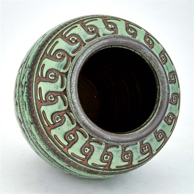 Lot 189 - Émile Lenoble Art Deco Glazed Earthenware Vase...