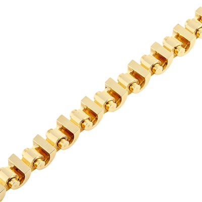 Lot 189 - Retro Gold Bracelet