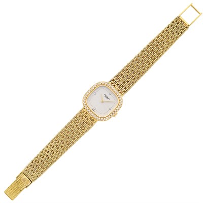 Lot 284 - Gold and Diamond Wristwatch, Patek Philippe