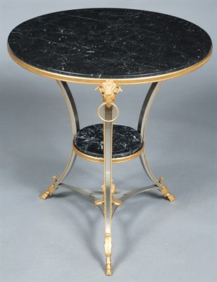 Lot 564 - Pair of Louis XVI Style Steel and Gilt-Metal...