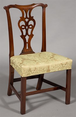 Lot 294 - Set of Six George III Mahogany Dining Chairs...
