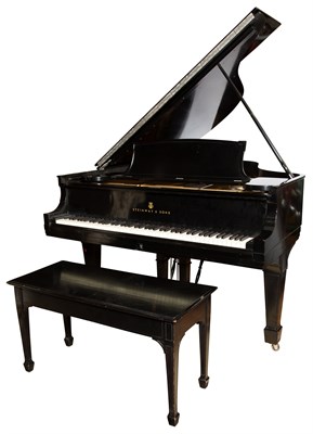 Lot 154 - Steinway Ebonized Model M Piano Circa 1909-10,...