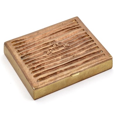 Lot 301 - Line Vautrin Gilt-Bronze Jalousie Box Circa...