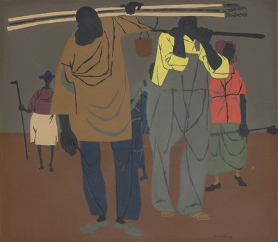 Lot 2120 - Robert Gwathmey (1903-1988) END OF THE DAY...