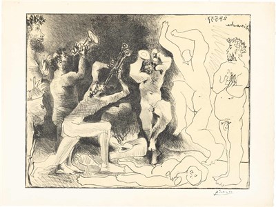 Lot 142 - Pablo Picasso LA DANSE DES FAUNES (B. 830)...