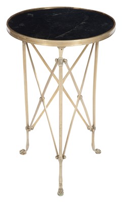 Lot 275 - Empire Style Gilt-Bronze Marble Top Gueridon...