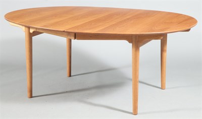 Lot 287 - Hans Wegner Teak and Oak Extension Dining...