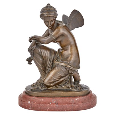 Lot 107 - Patinated Bronze Figure of Psyche After the...