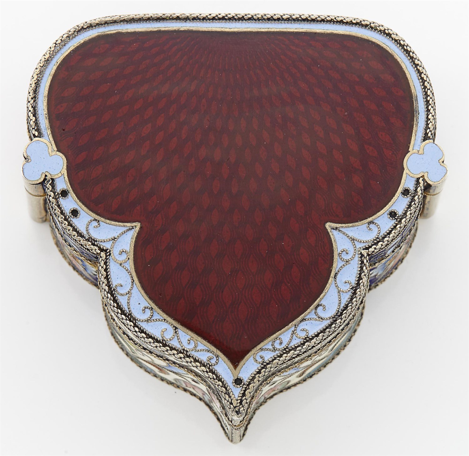 Lot 160 - Russian Silver-Gilt, Cloisonné and Guilloché...