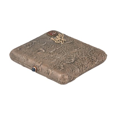 Lot 205 - Russian Silver Samorodok Cigarette Case...
