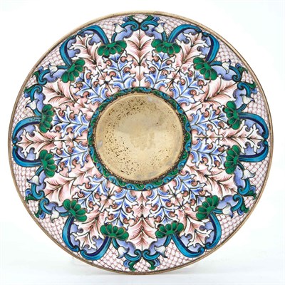 Lot 164 - Russian Silver-Gilt and Cloisonné Enamel Cup...
