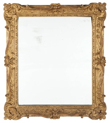 Lot 320 - Louis XV Gilt-Gesso and Giltwood Mirror The...