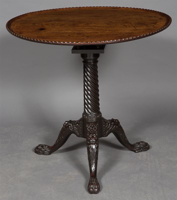 Lot 391 - George II Mahogany Tilt-Top Tripod Table The...