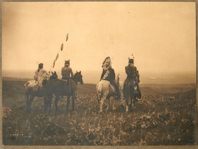 Lot 5 - CURTIS, EDWARD SHERRIFF (1868-1952) A Chief...