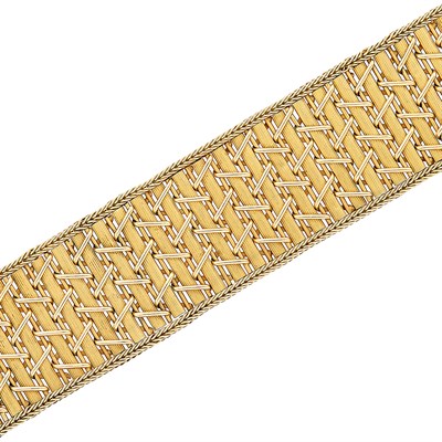 Lot 88 - Wide Gold Bracelet