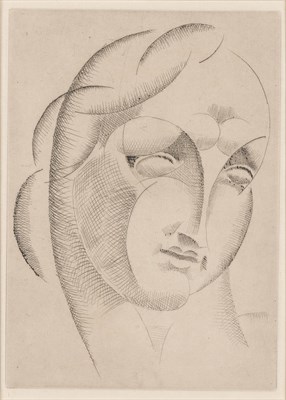Lot 144 - Elie Nadelman WOMAN'S HEAD (K. 20) Drypoint,...