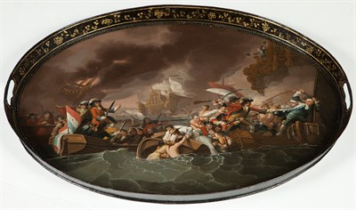 Lot 215 - George III Tole Peinte Tray Late 18th/early...