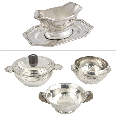 Lot 262 - Two Silver Bowls One of circular form with...