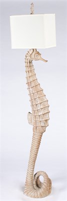 Lot 229 - Mid-Century Style Molded Resin Seahorse-Form...