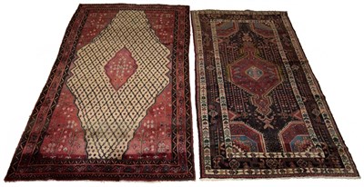 Lot 325 - Two Hamadan Rugs Northwest Iran, contemporary...