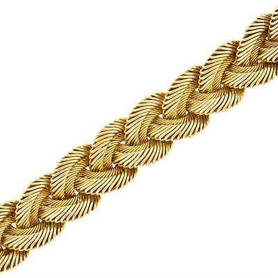 Lot 176 - Gold Bracelet, Van Cleef & Arpels, France
