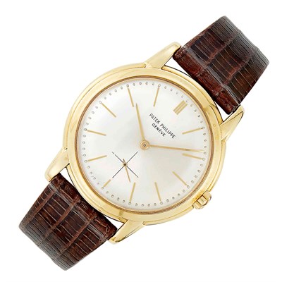 Lot 524 - Gentleman's Gold Wristwatch, Patek Philippe, Ref. 3433