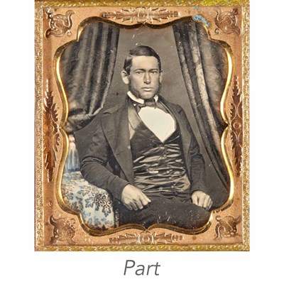 Lot 22 - [DAGUERREOTYPE-PORTRAIT] Two sixth-plate...
