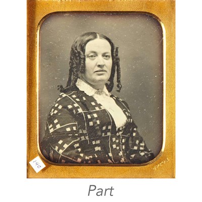 Lot 21 - [DAGUERREOTYPE-PORTRAIT] Two sixth-plate...