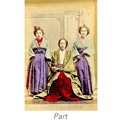 Lot 26 - [JAPAN] Two small albums of photographs of...