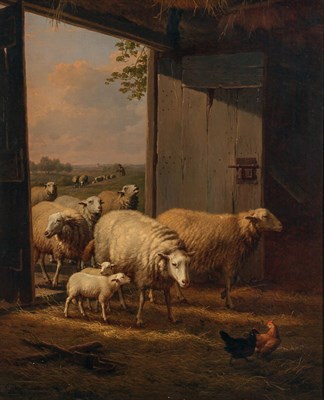Lot 1 - Eugene Verboeckhoven Belgian, 1798/99-1881...