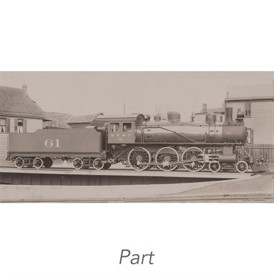 Lot 147 - [RAILWAYS] Group of eight large-format vintage...