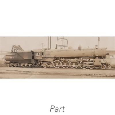 Lot 145 - [RAILWAYS] Group of eight large-format vintage...