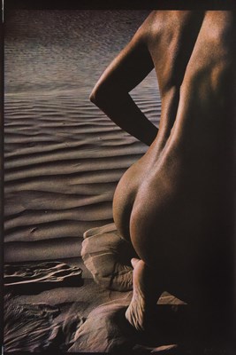 Lot 75 - CLERGUE, LUCIEN (1934-2014) Nude in Sand, Eve...