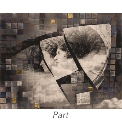 Lot 94 - GUARINO, LOIS Two mixed media photographs....