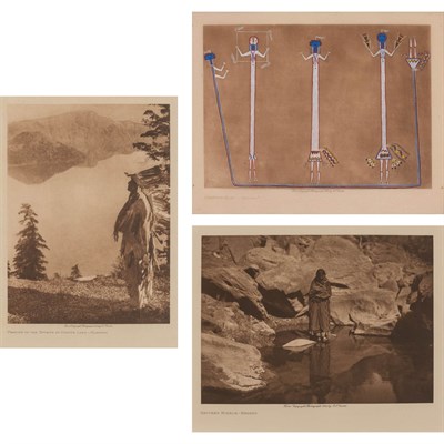 Lot 6 - CURTIS, EDWARD SHERRIFF (1868-1952) Three...