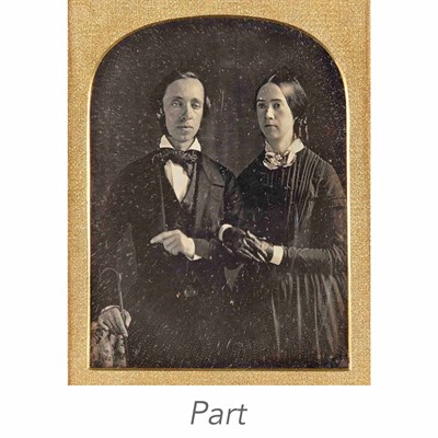 Lot 18 - [DAGUERREOTYPE-PORTRAIT] Two half-plate...