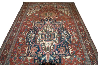 Lot 593 - Heriz Carpet Northwest Persia, last quarter of...