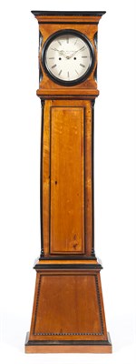 Lot 391 - Biedermeier Part Ebonized Fruitwood Tall Case...
