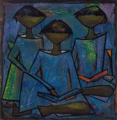 Lot 69 - Angel Botello Puerto Rican, 1913-1986 Three...