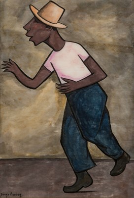 Lot 47 - Diego Rivera Mexican, 1886-1957 The Worker...